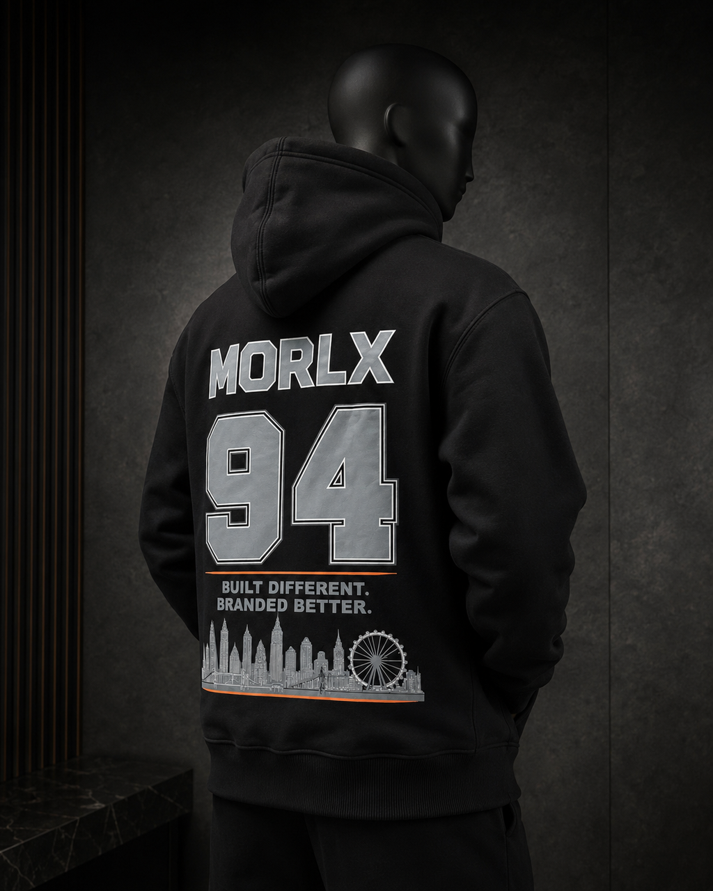 MORLX 94 heavyweight jumper lifestyle mannequin image