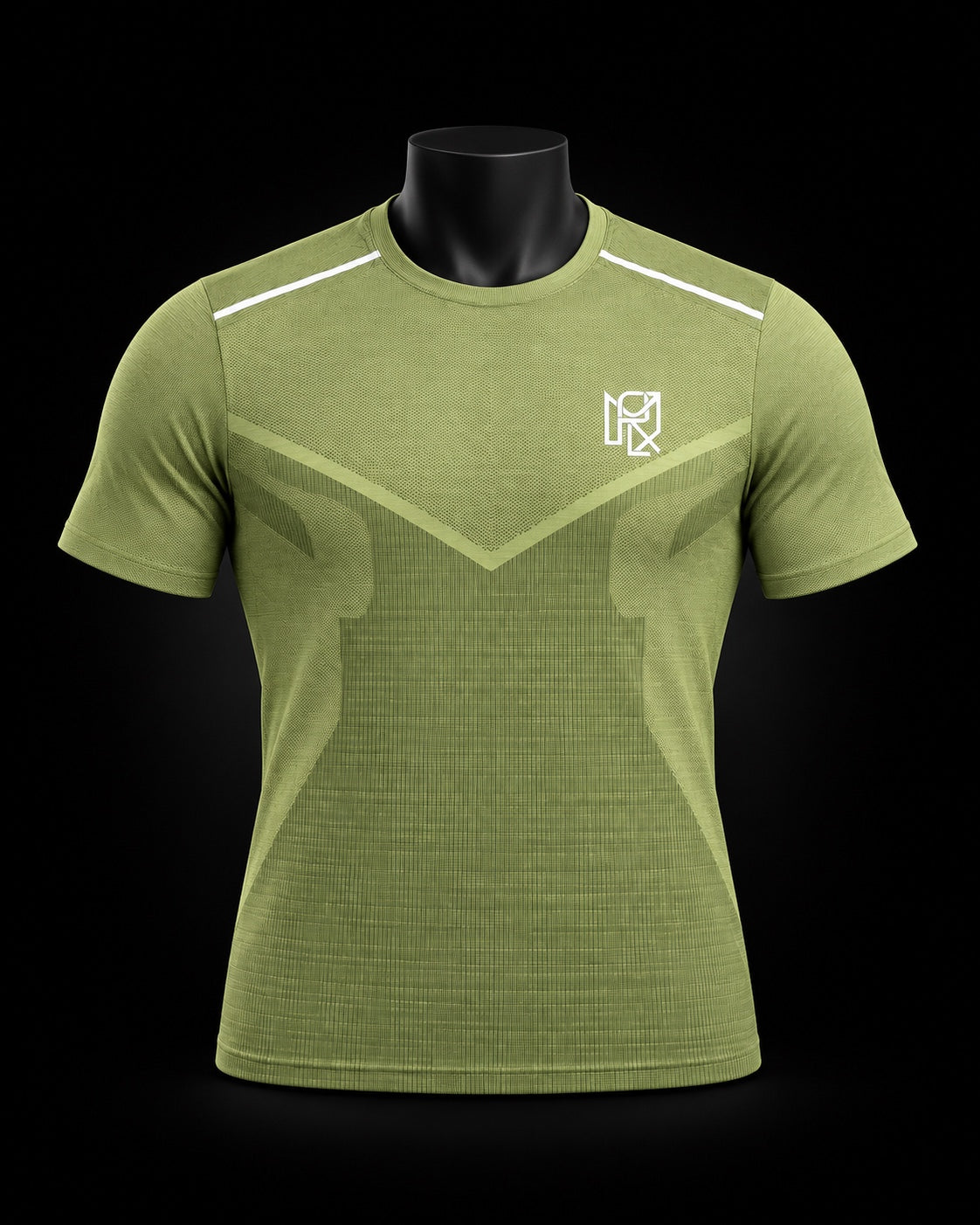 MORLX Performance T-Shirt in Army Green